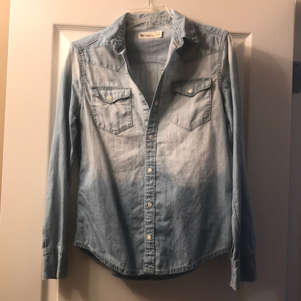 By Corpus Denim Snap Shirt